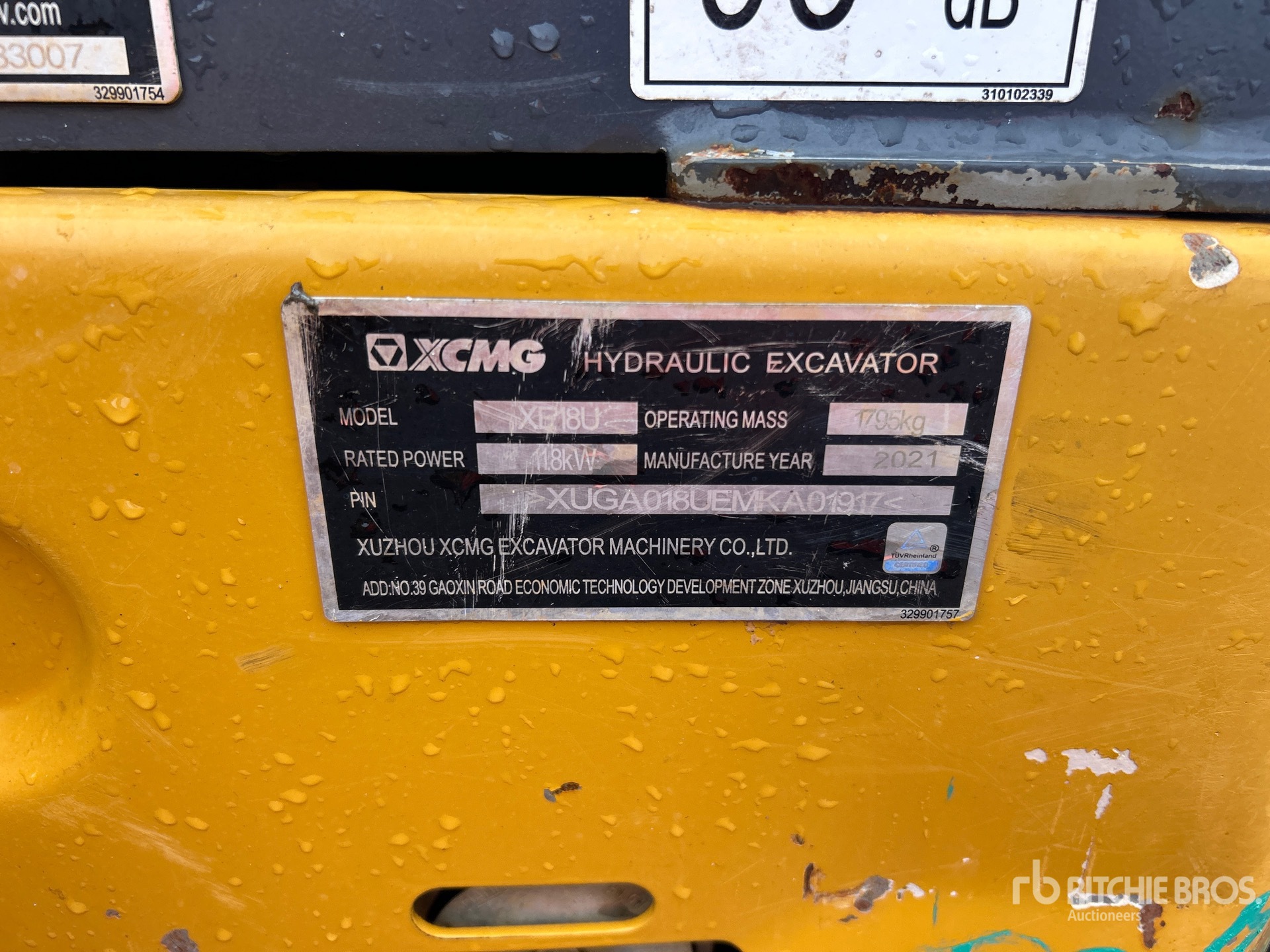 Photo of a 2021 XCMG XE18