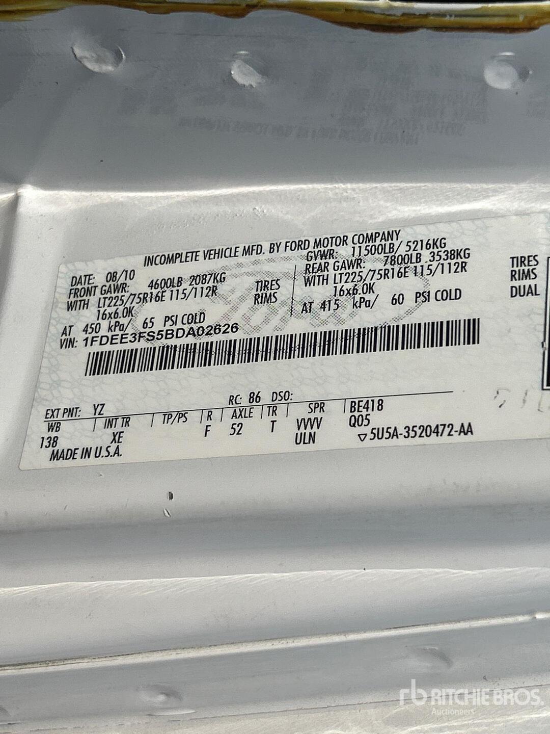 2011 Ford E-350