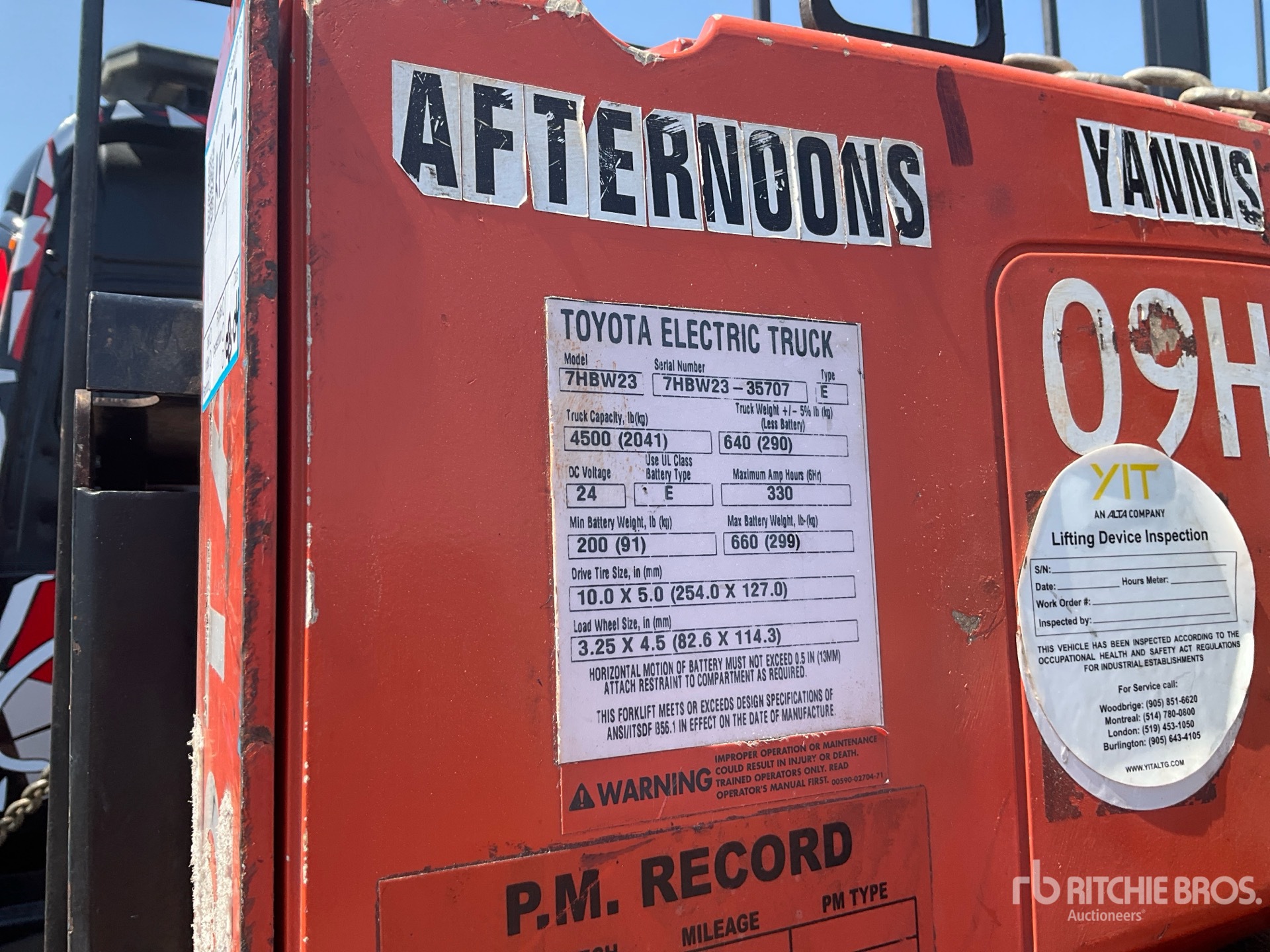 2009 Toyota 7HBW23
