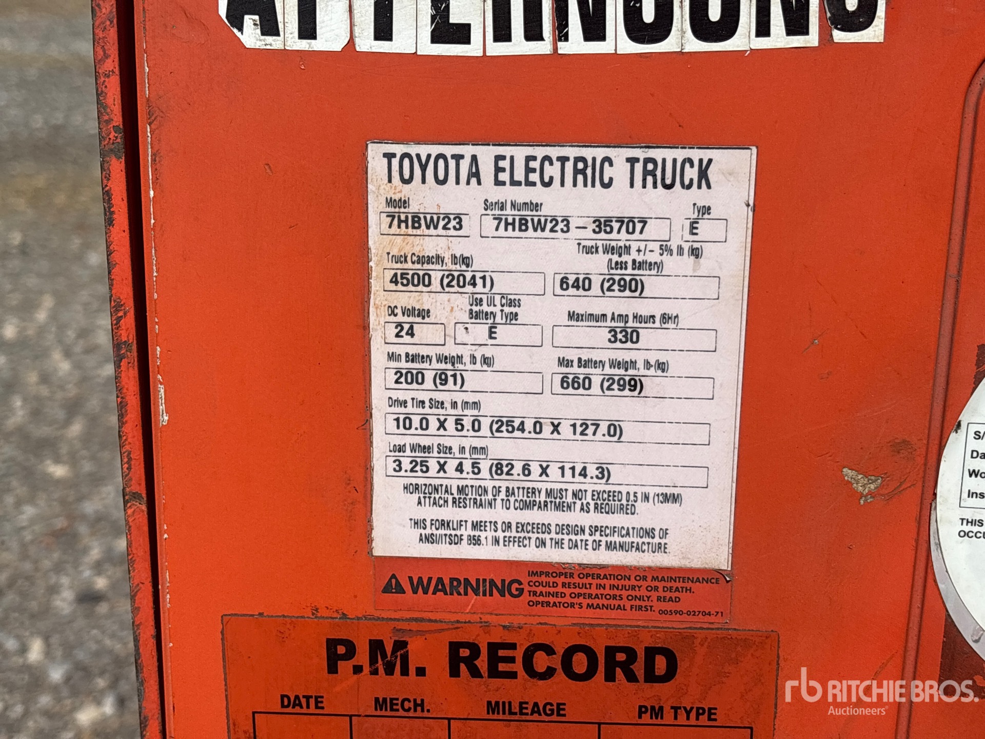 2009 Toyota 7HBW23