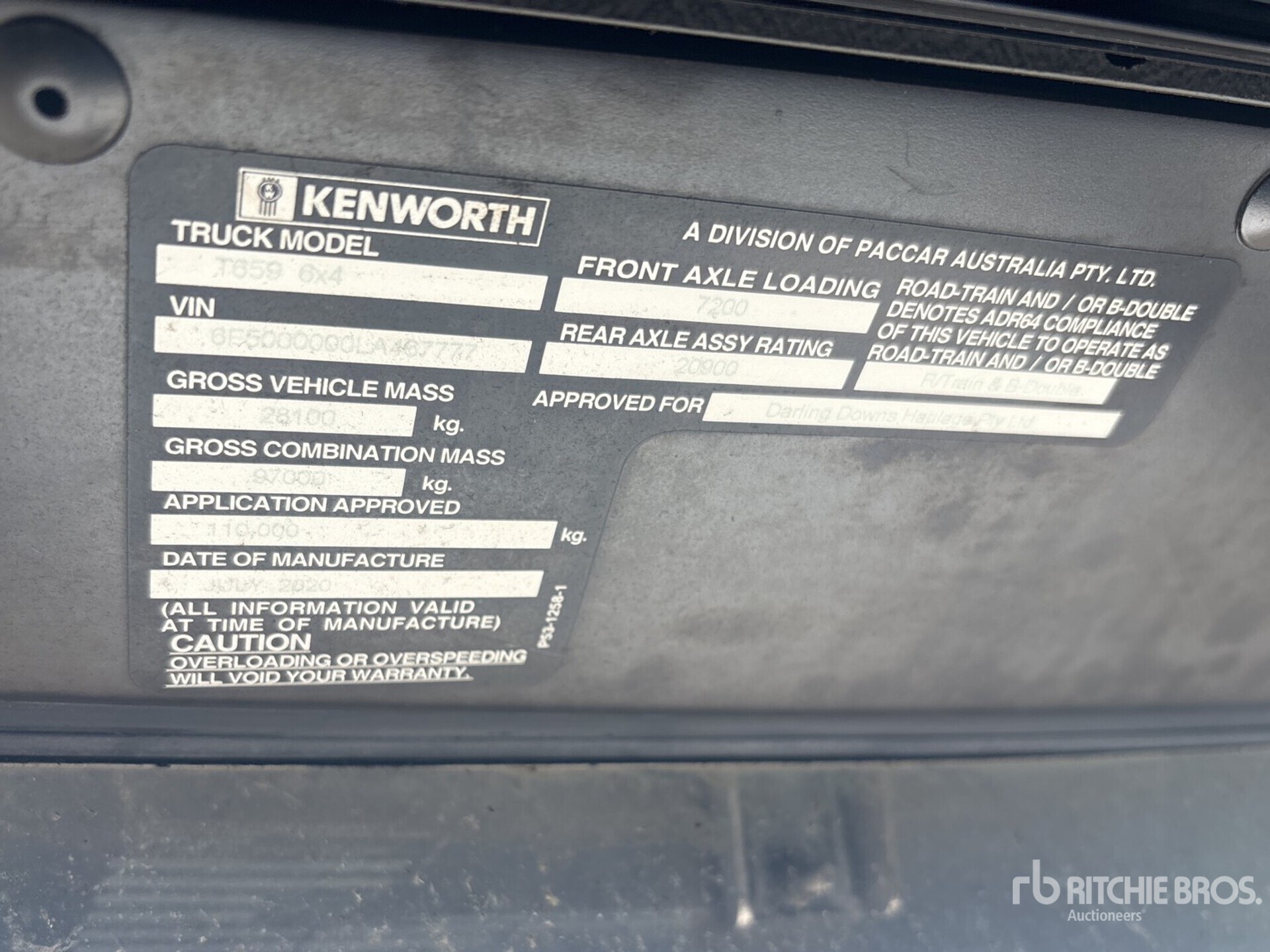 2020 Kenworth T659
