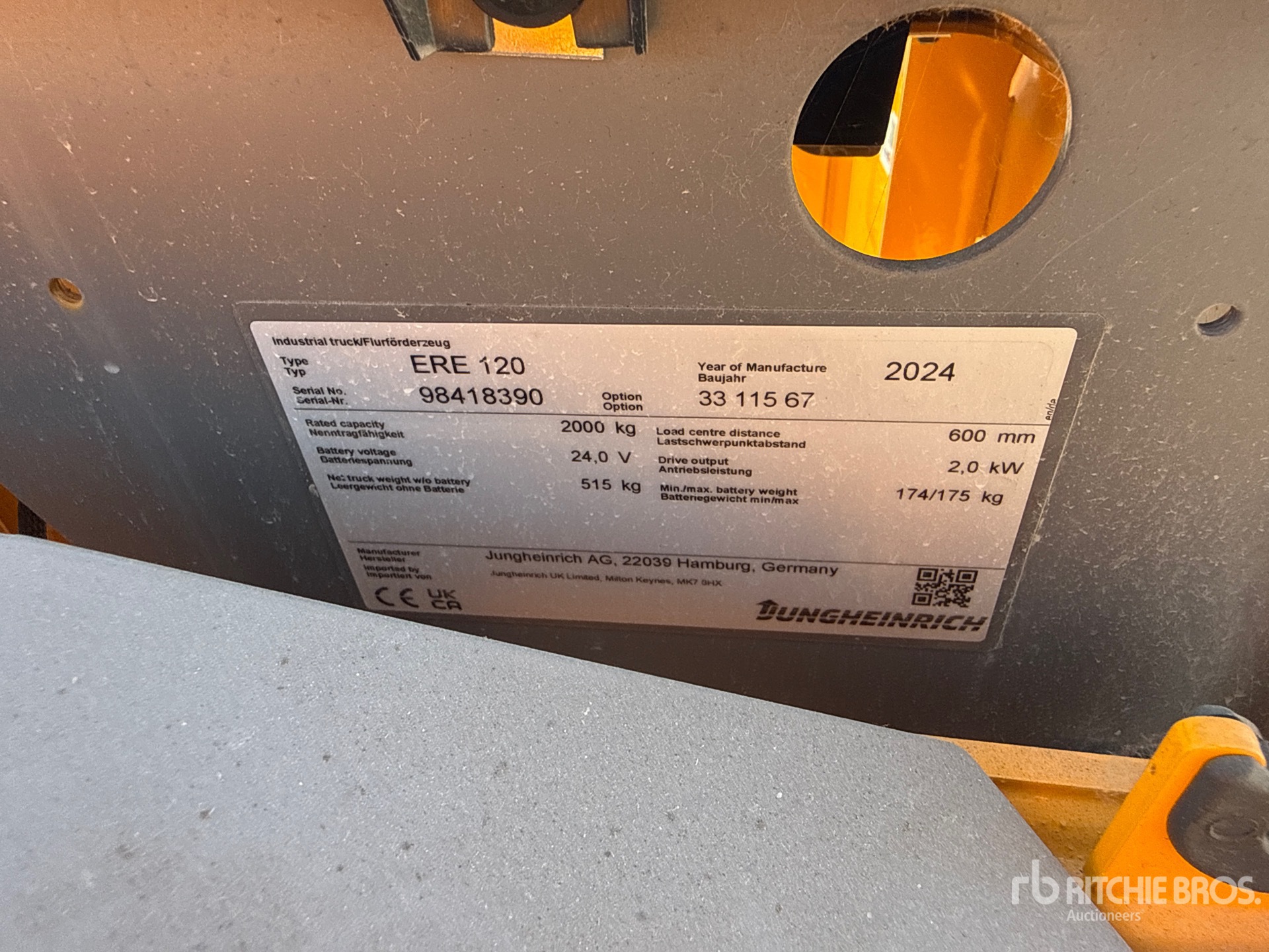 2024 Jungheinrich ERE120