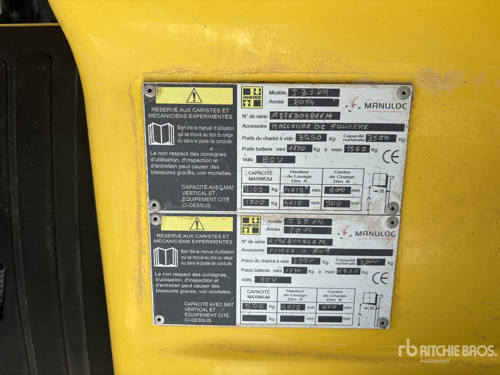 2014 Hyster J3.5XN