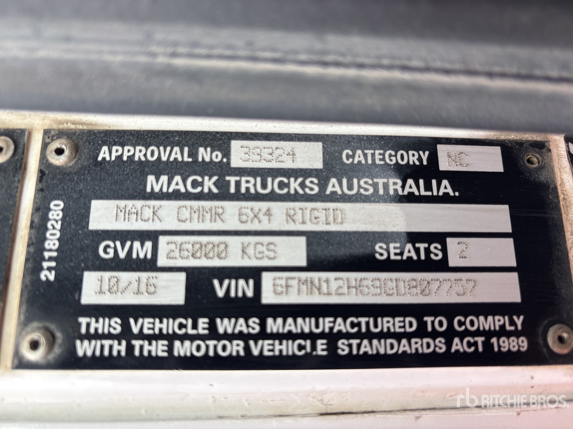 2016 Mack CMMR GRANITE