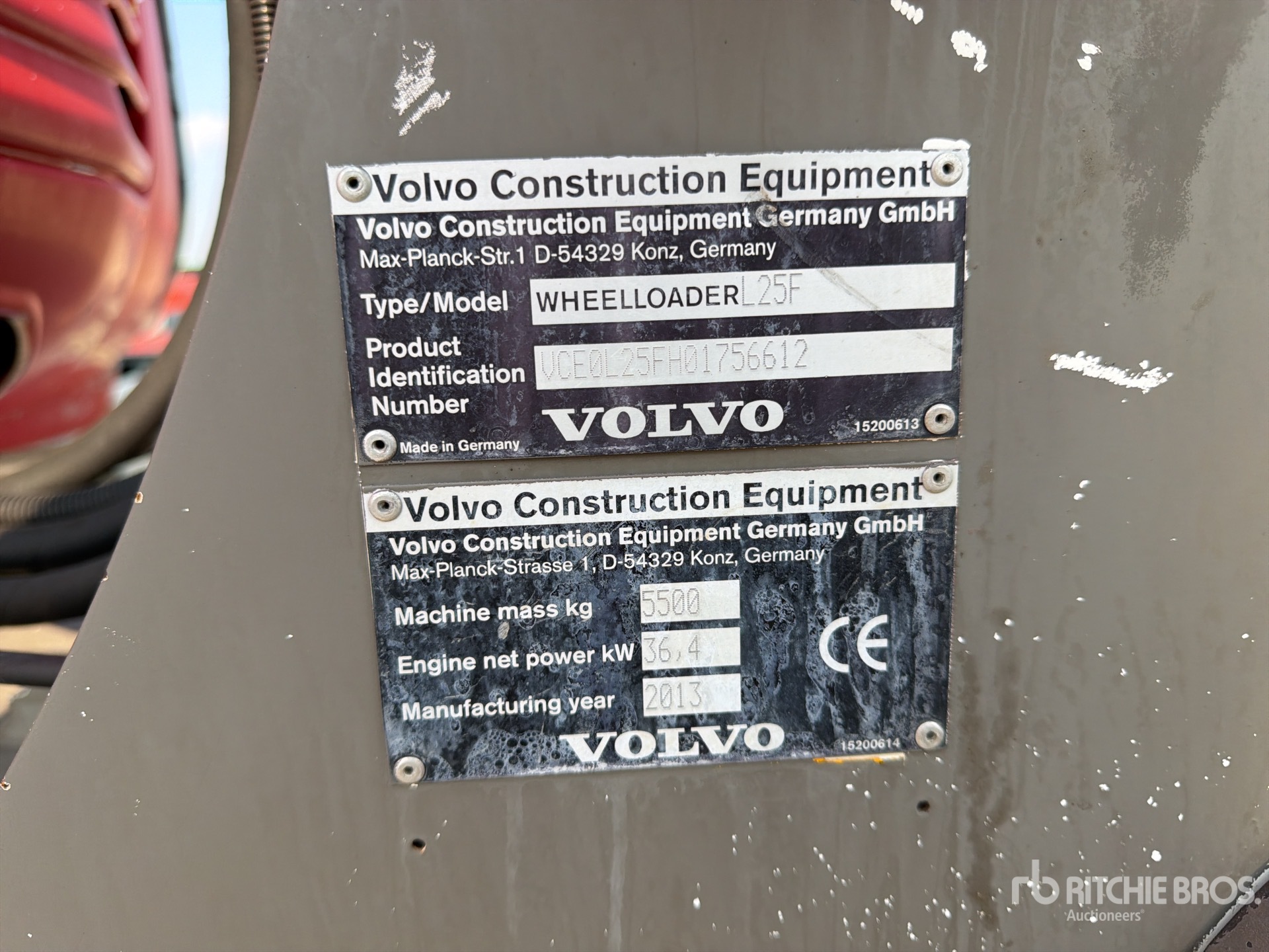 2013 Volvo L25F