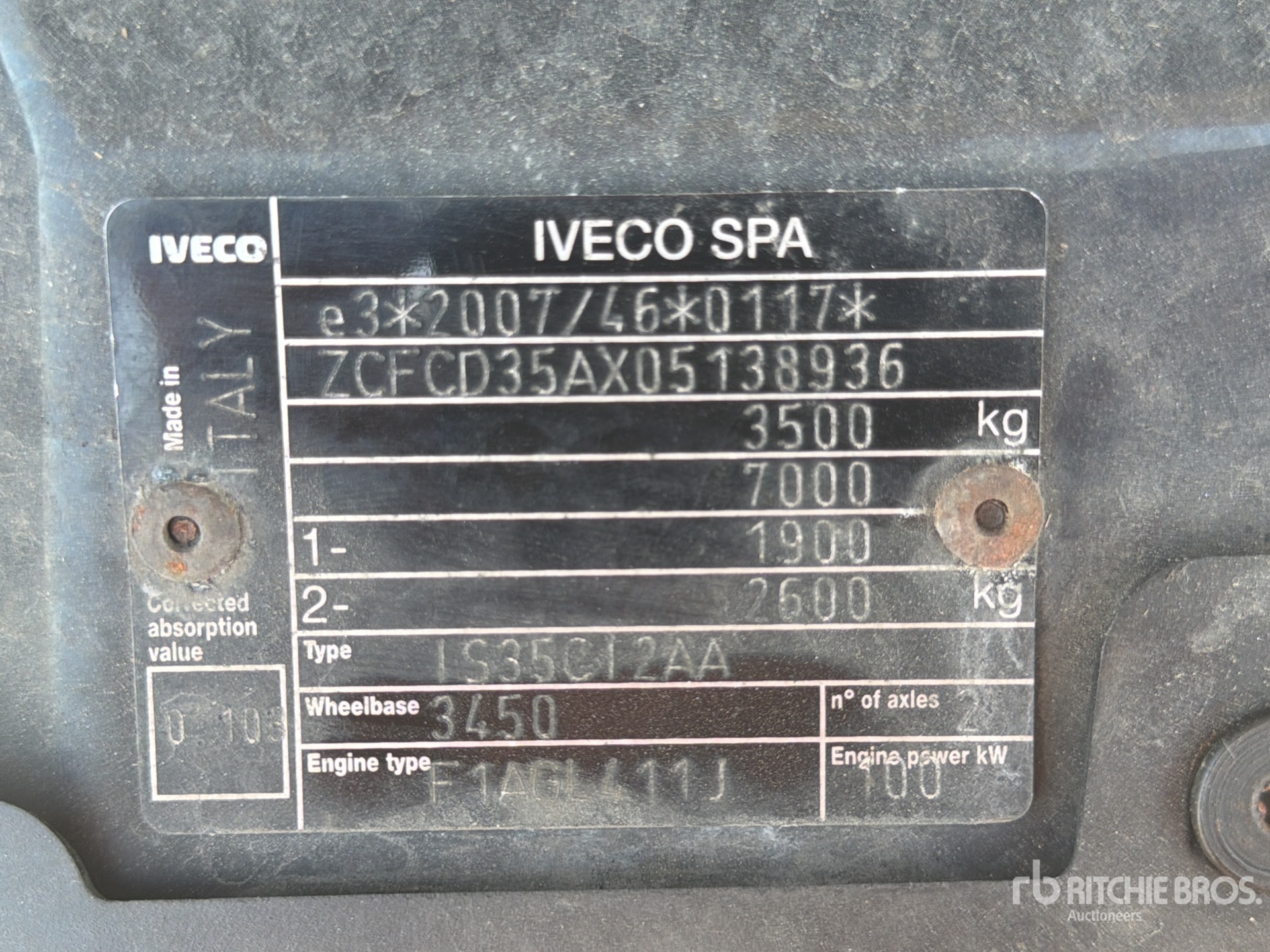 2017 Iveco DAILY