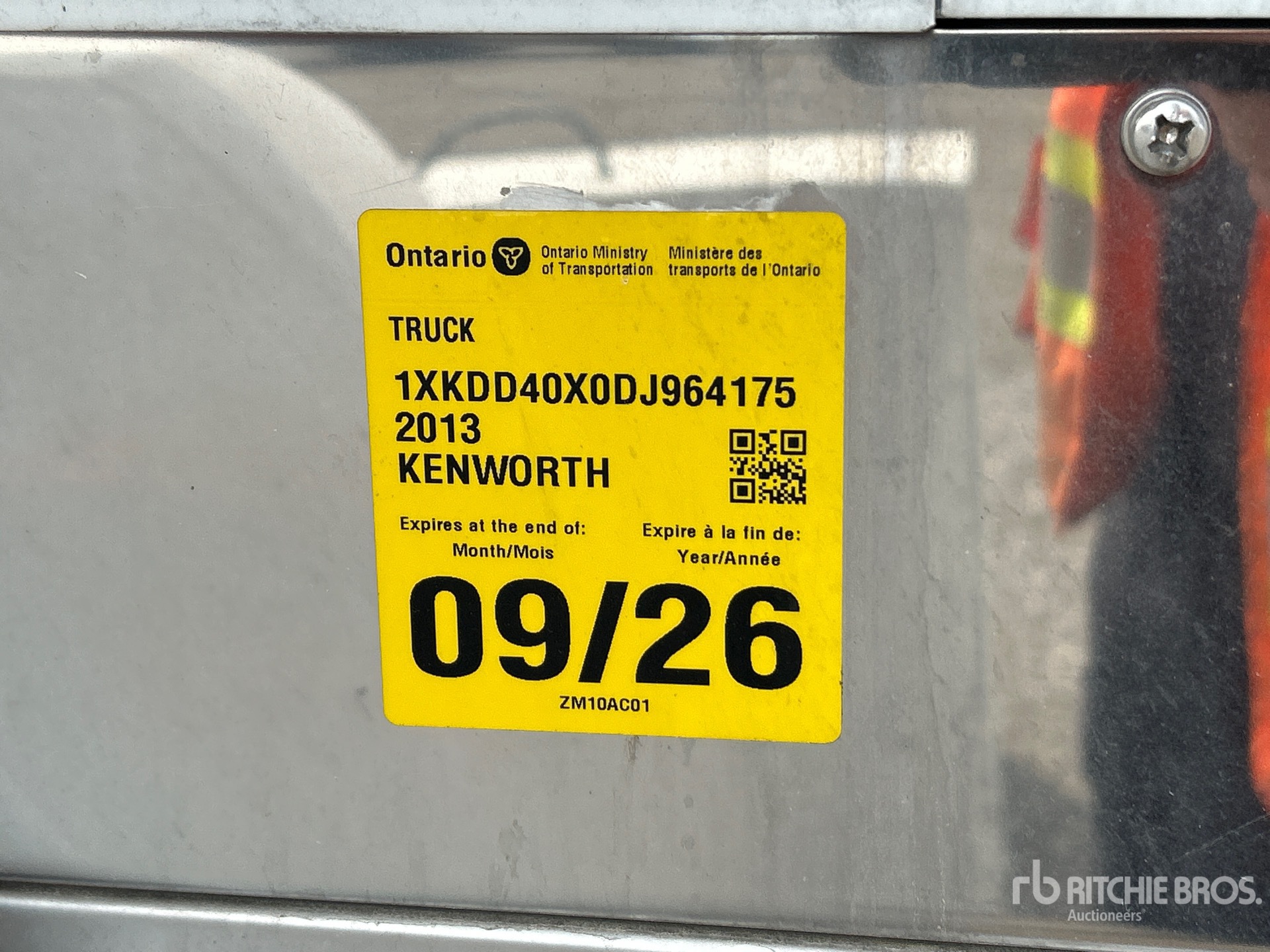 2013 Kenworth T800
