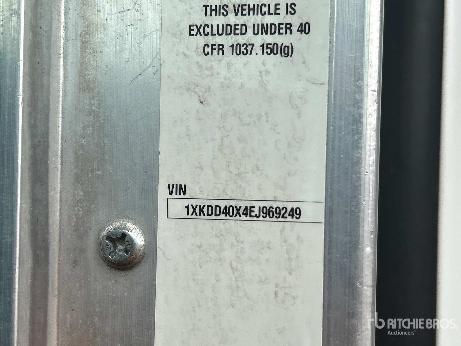 2014 Kenworth T800