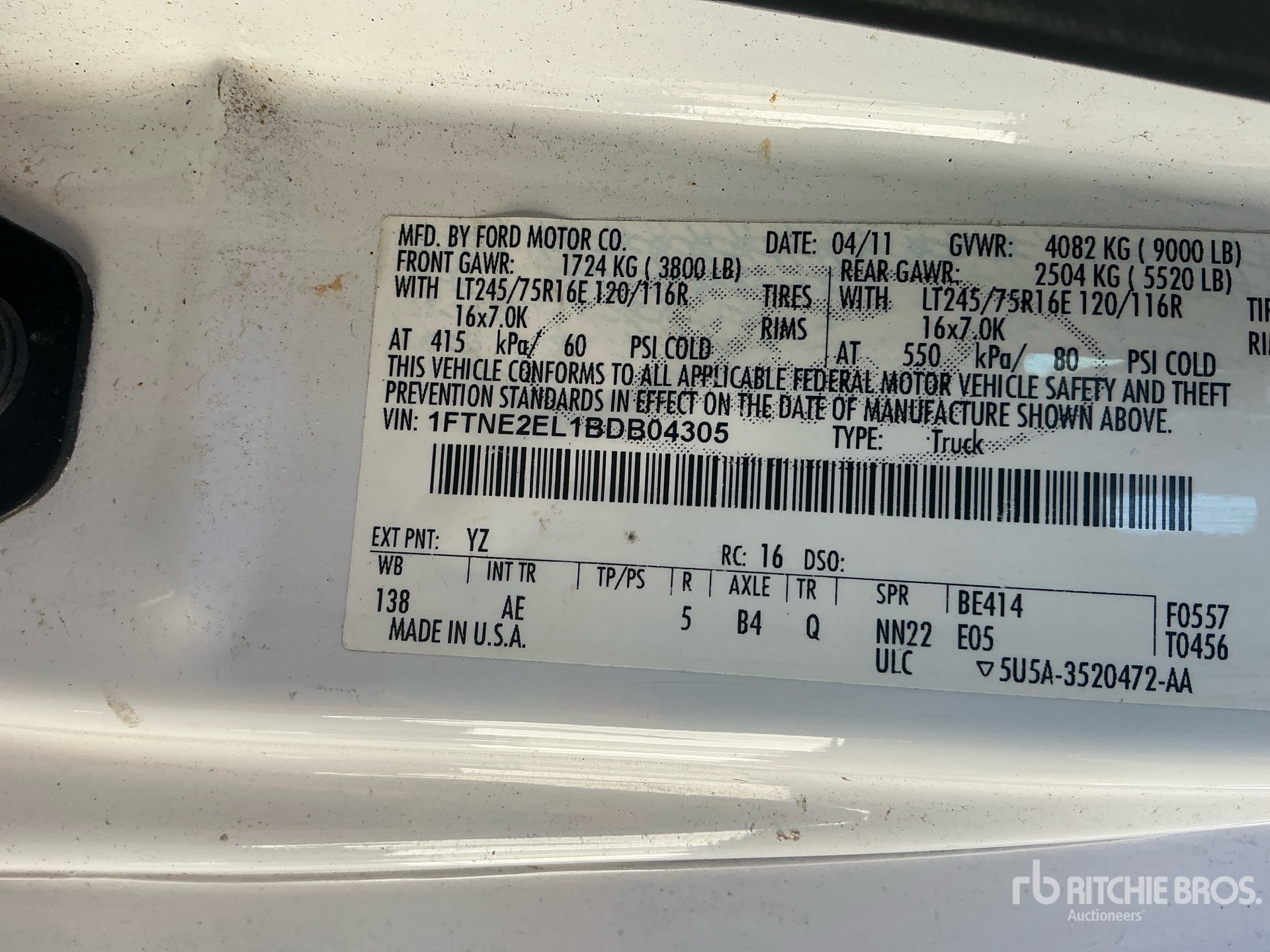 2011 Ford E-250