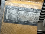 Engine with Emission Certification Label