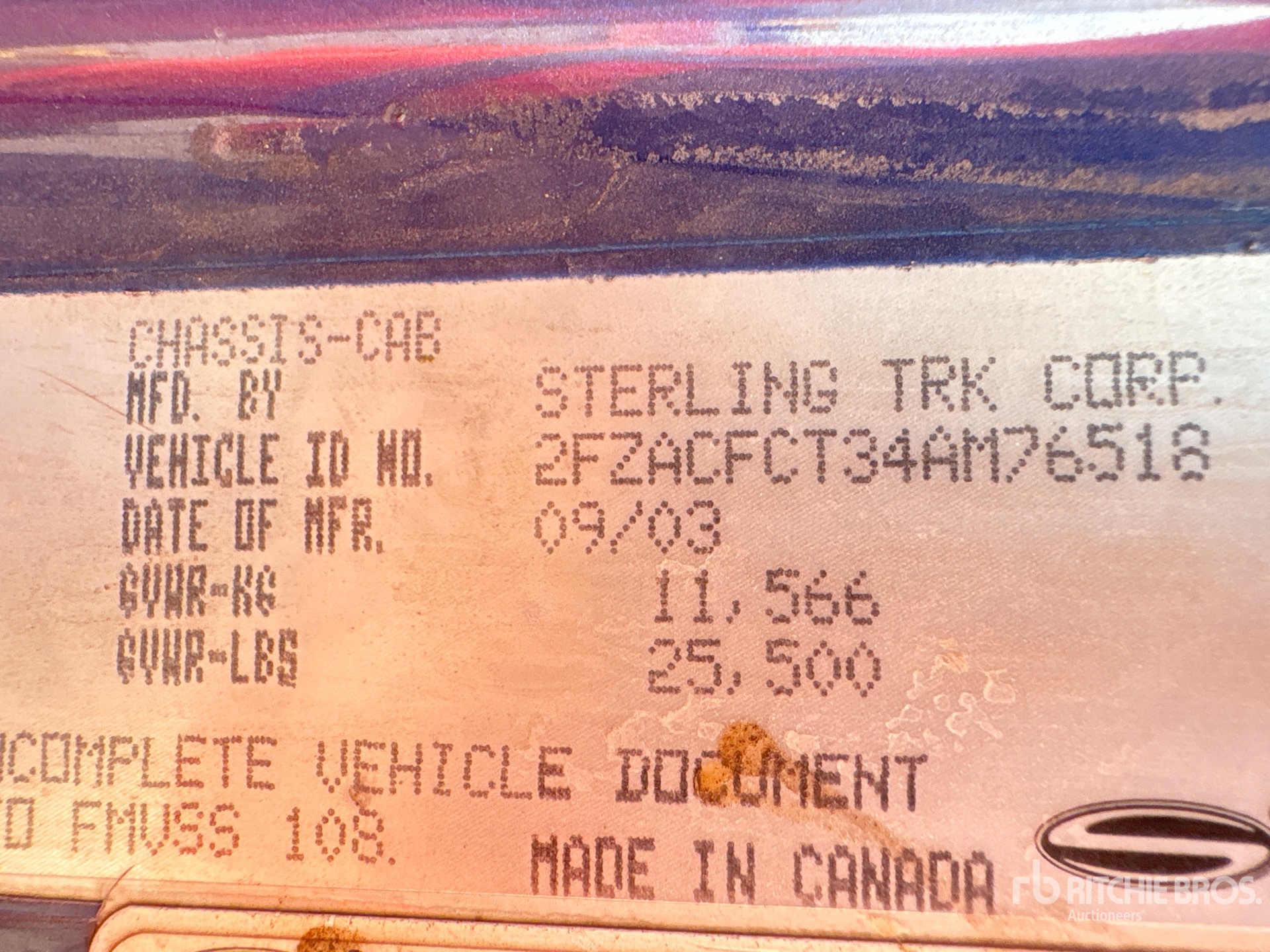 2004 Sterling Acterra
