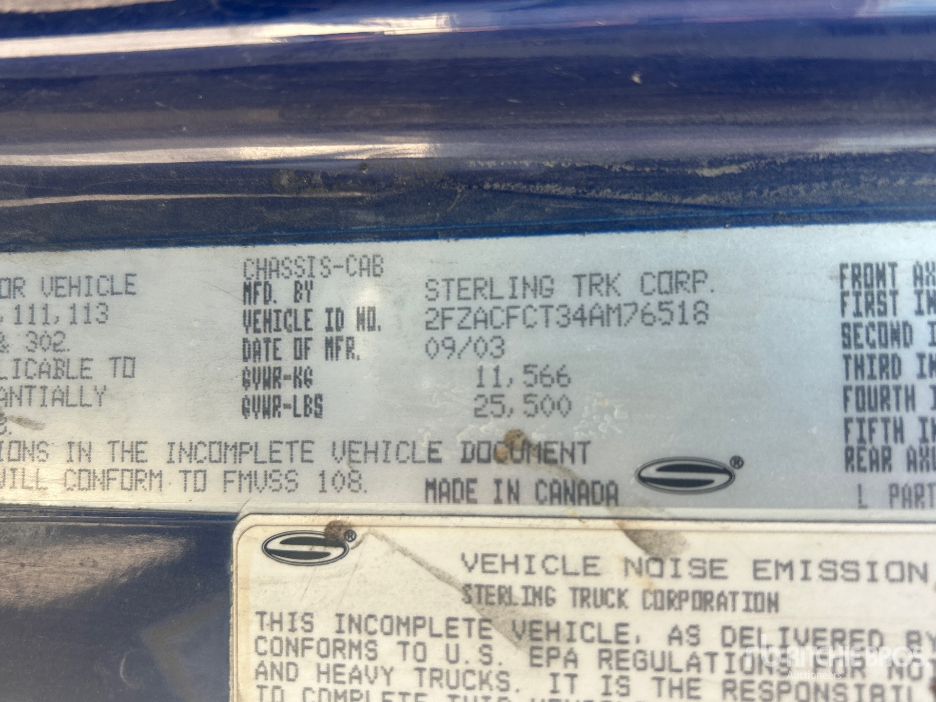 Photo of a 2004 Sterling ACTERRA