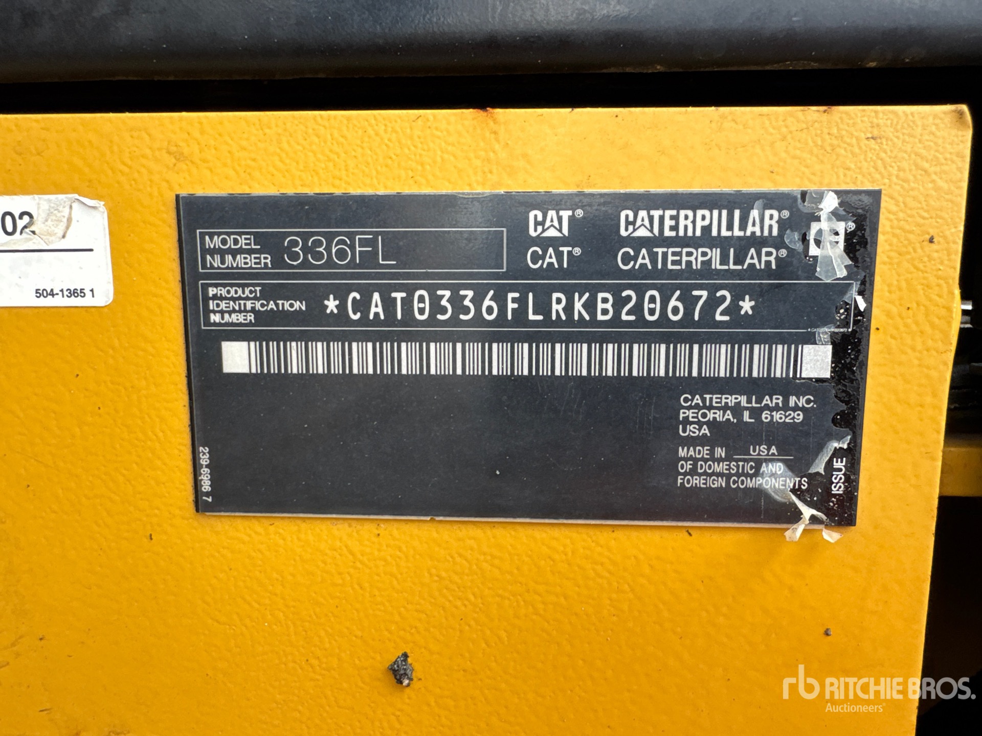 2018 Caterpillar 336F L