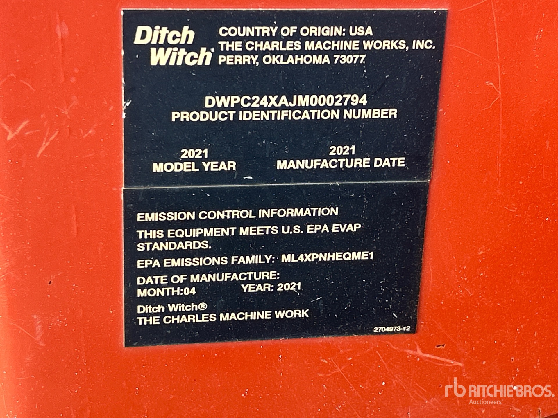 2021 Ditch Witch C24X