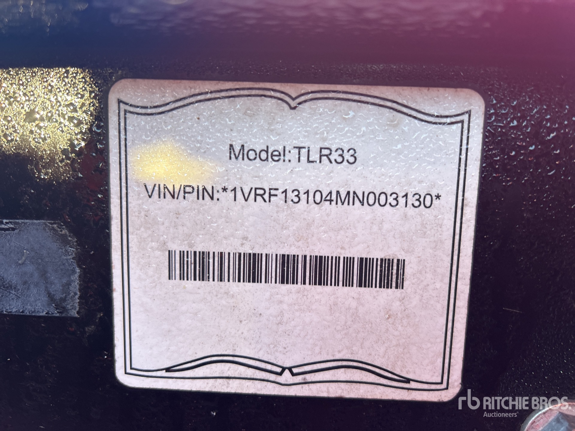 2021 Vermeer TLR33