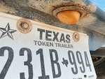 Trailer Chassis with License Plate Light Functional