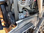 Engine with A/C Compressor