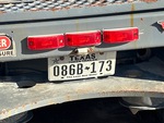 Trailer Chassis with License Plate Light Functional