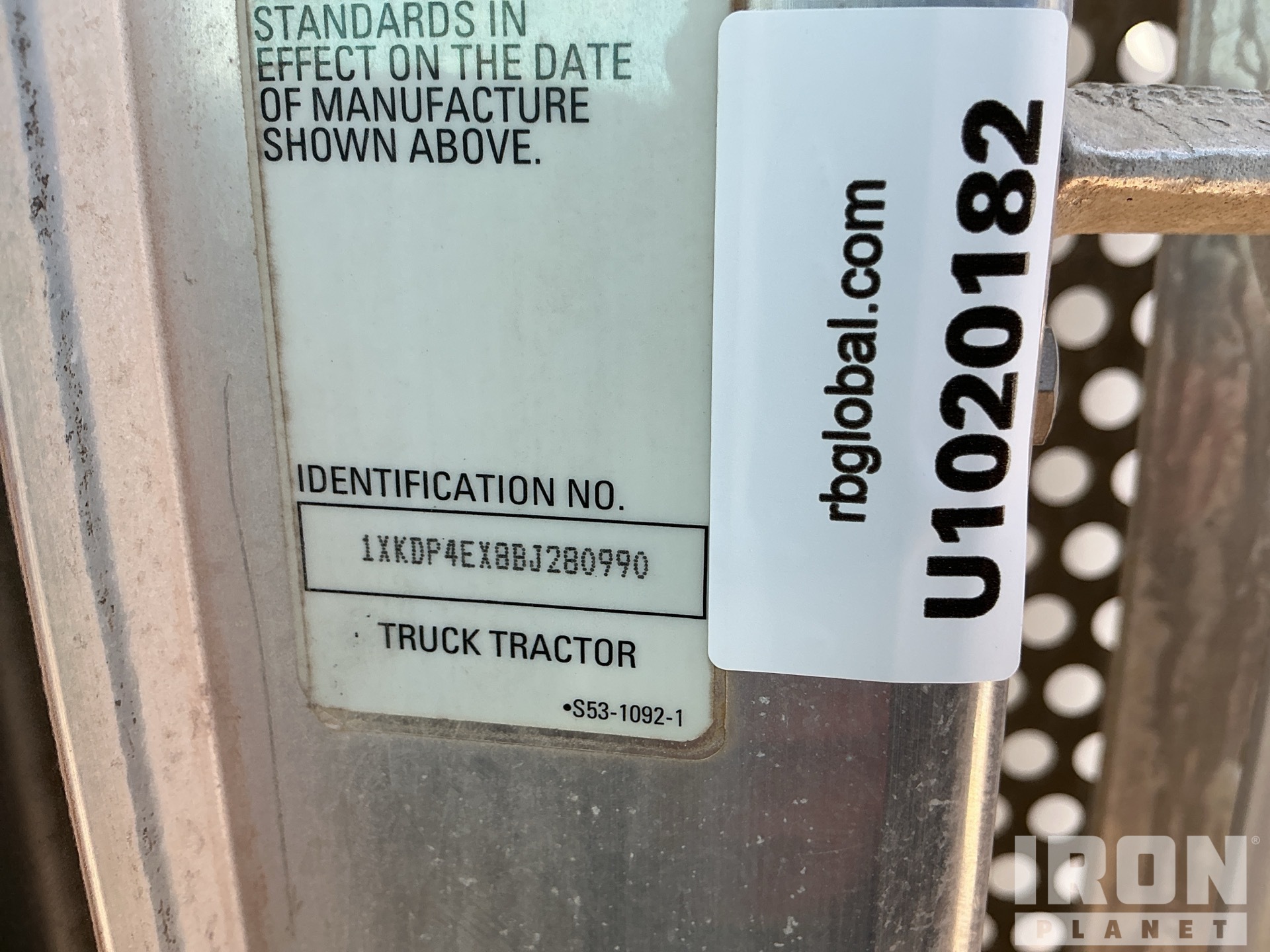 2011 Kenworth T800