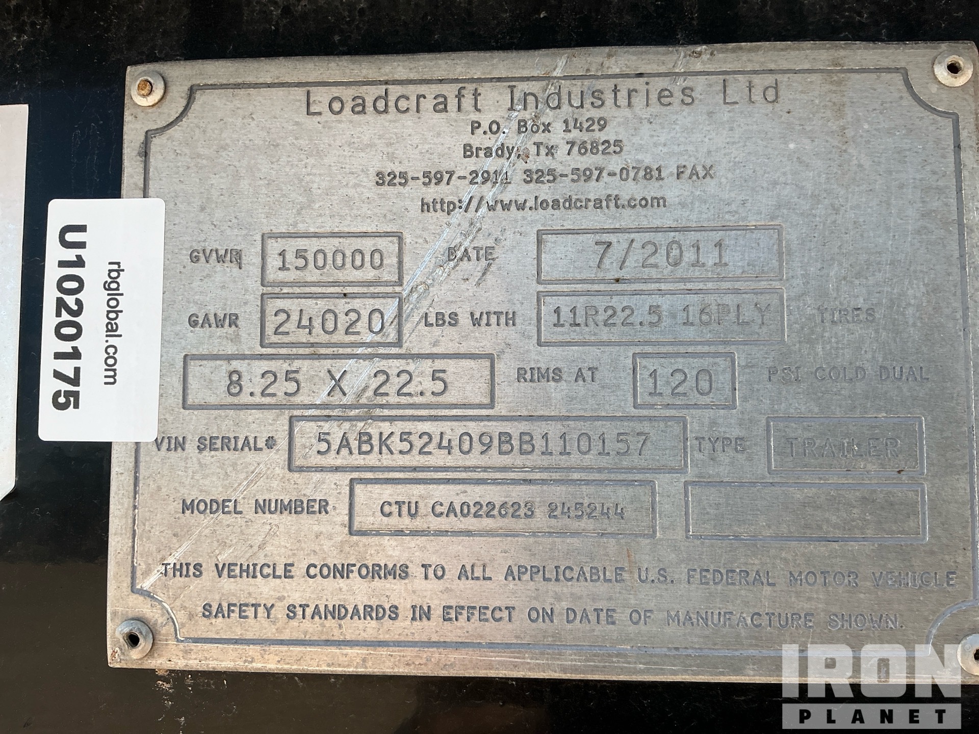 2011 Loadcraft (1) 52 FT