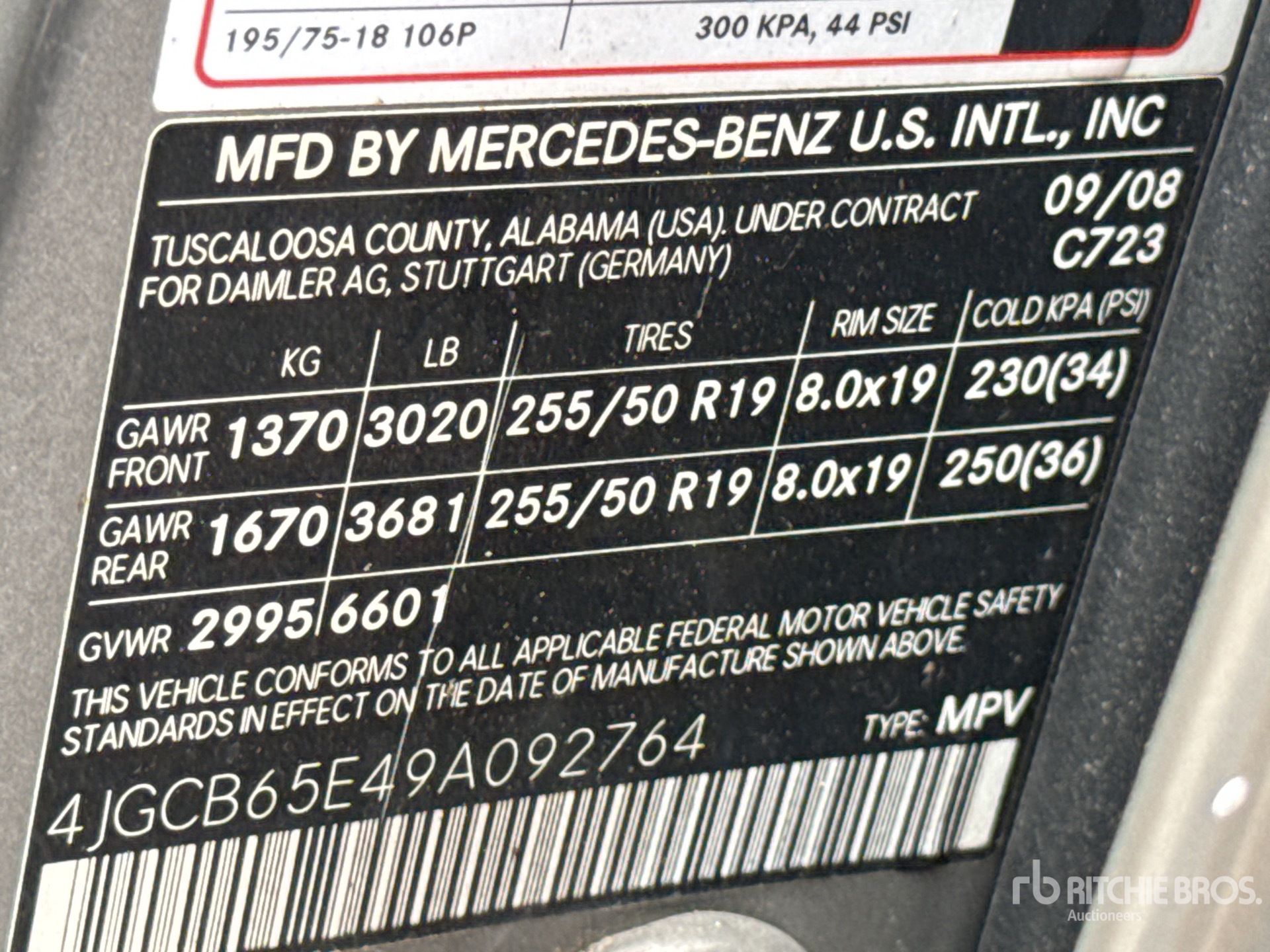 2009 Mercedes-Benz R350