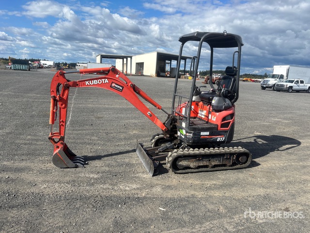 2020 Kubota U17 Mini Excavator: <6.6t