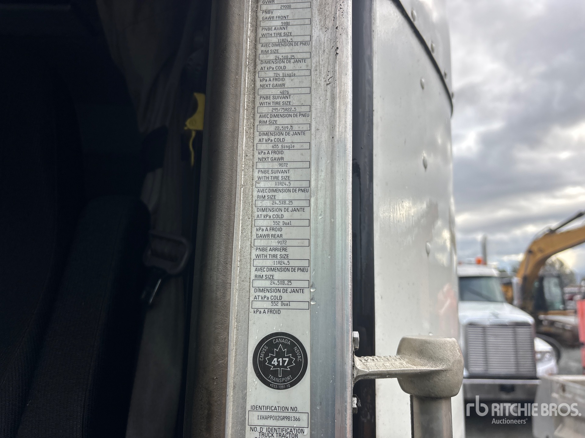 2016 Kenworth T600