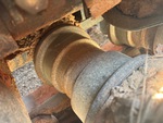 Undercarriage with Track rollers wear