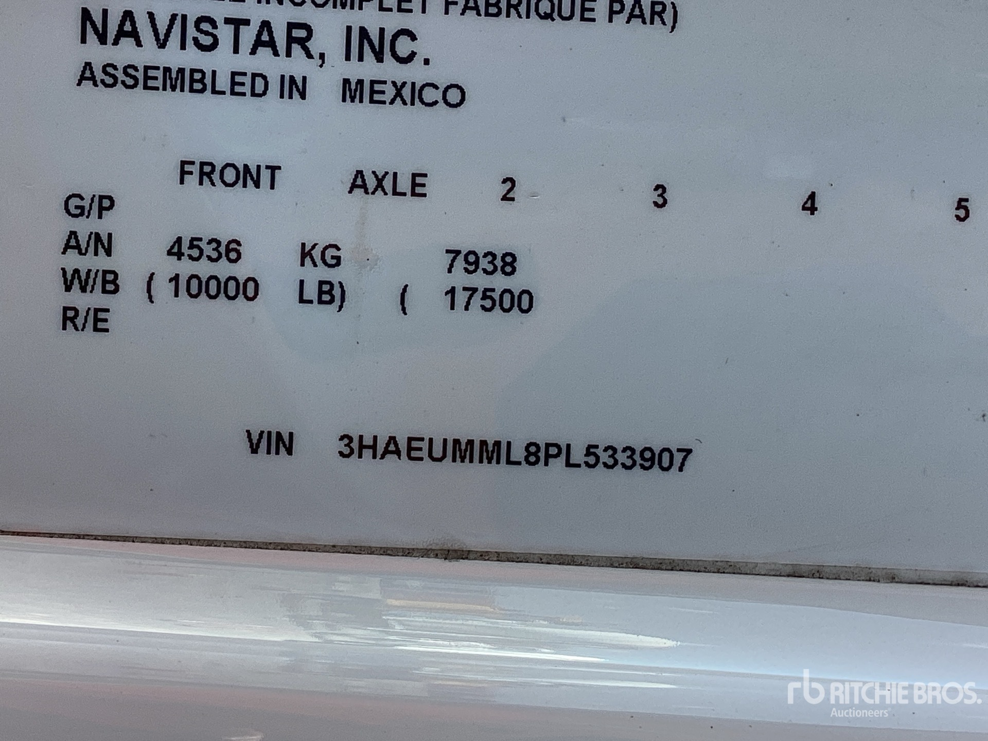 2023 International MV607