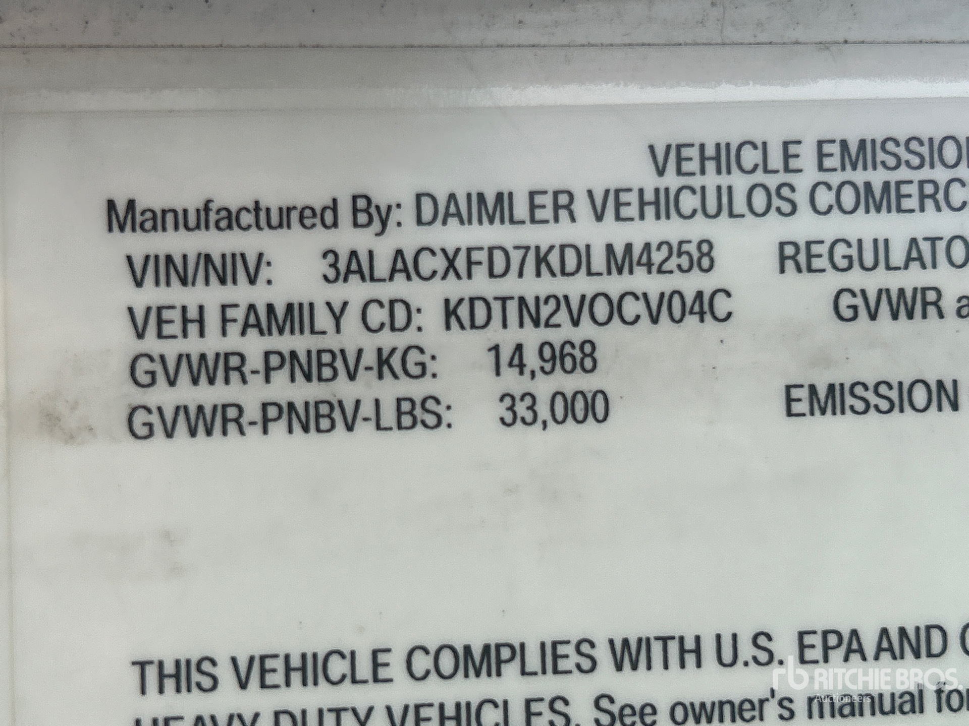 2019 Freightliner M2 106