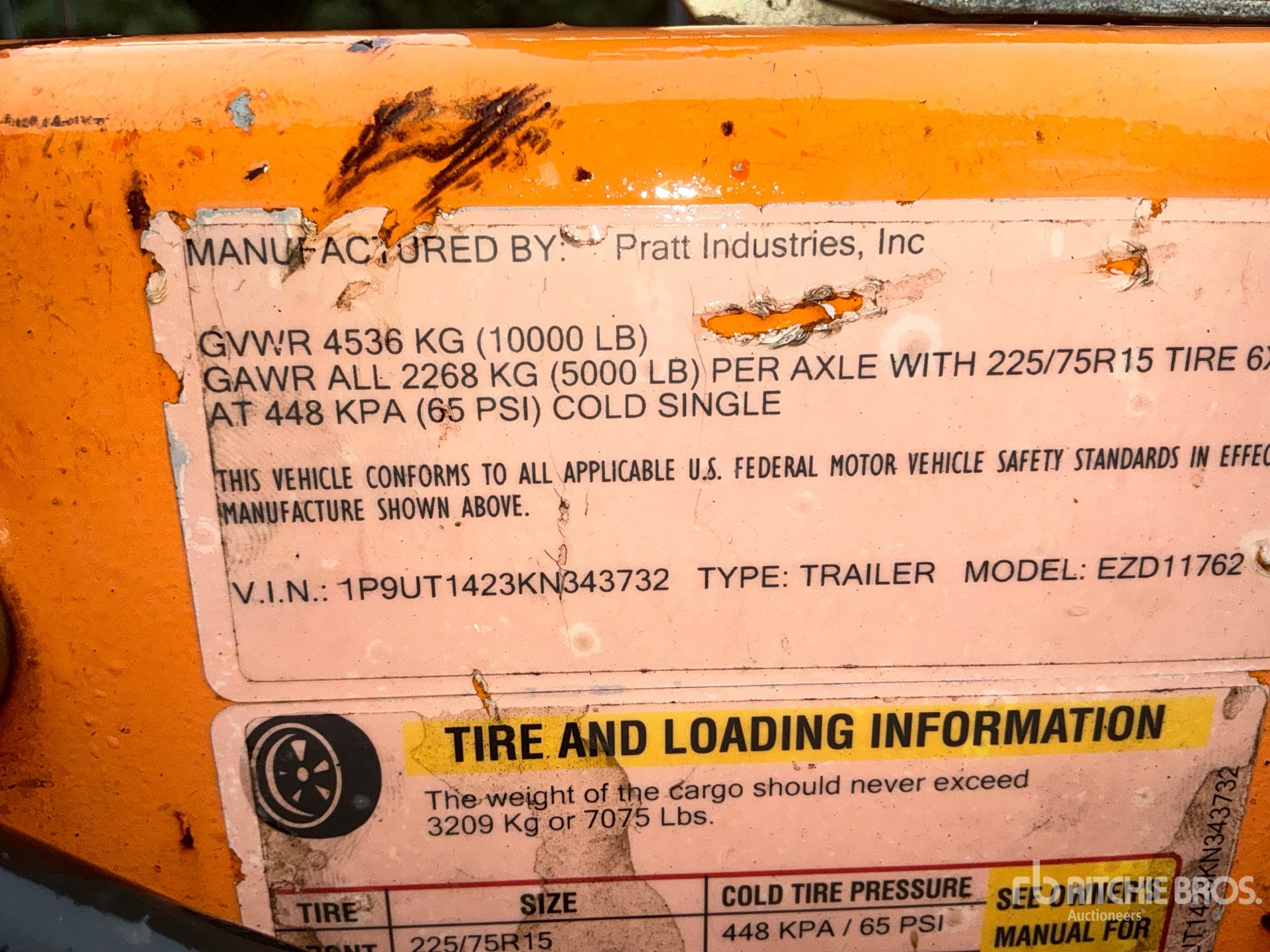 2019 Pratt EZD11762