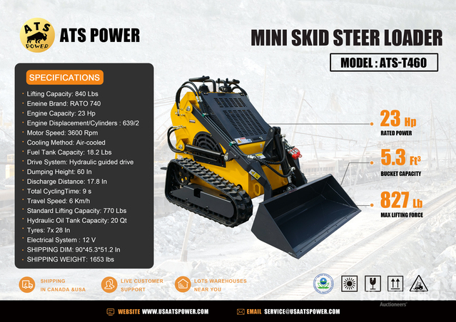 2026 ATS POWER ATS-T460 Compact Track Loader