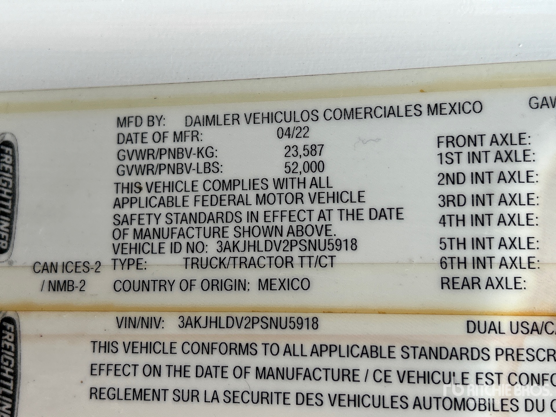 2023 Freightliner CASCADIA 126