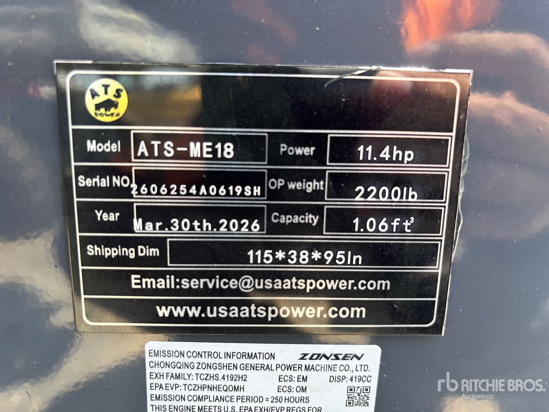 2026 ATS POWER ATS-ME18-Z