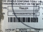 General Appearance with Numéro de série/Numéro d'identification du véhicule automobile