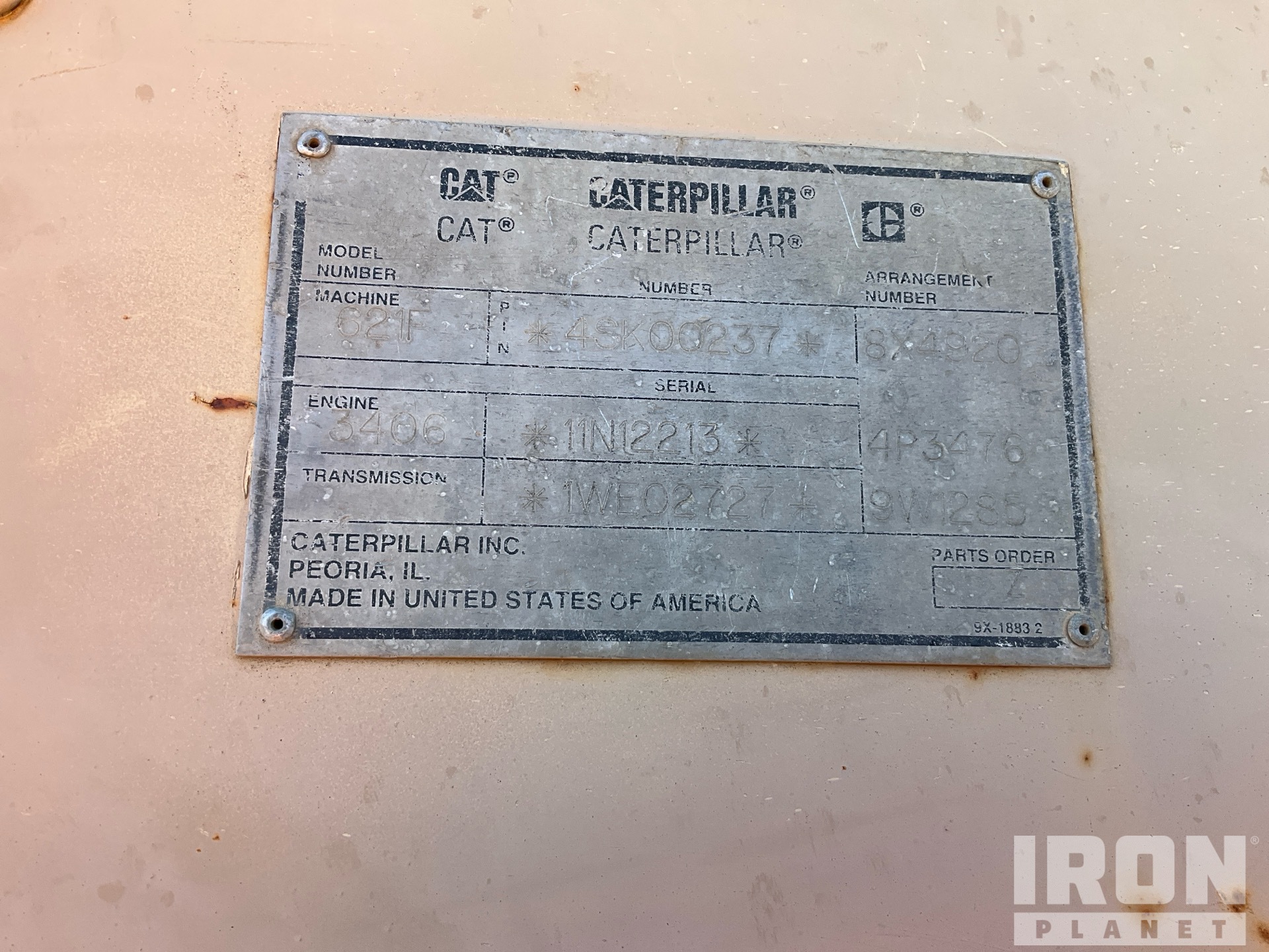 1995 Caterpillar 621F