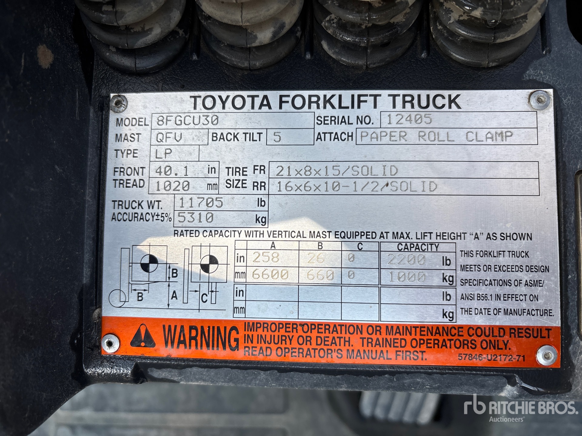 2008 Toyota 8FGCU32