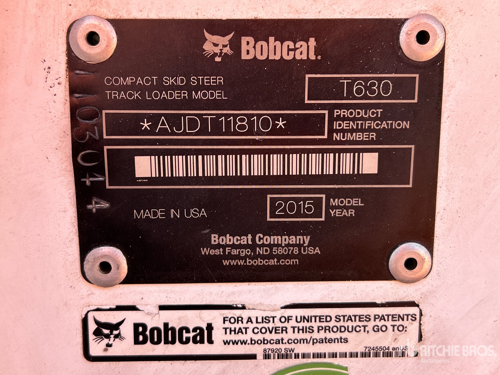 2015 Bobcat T630