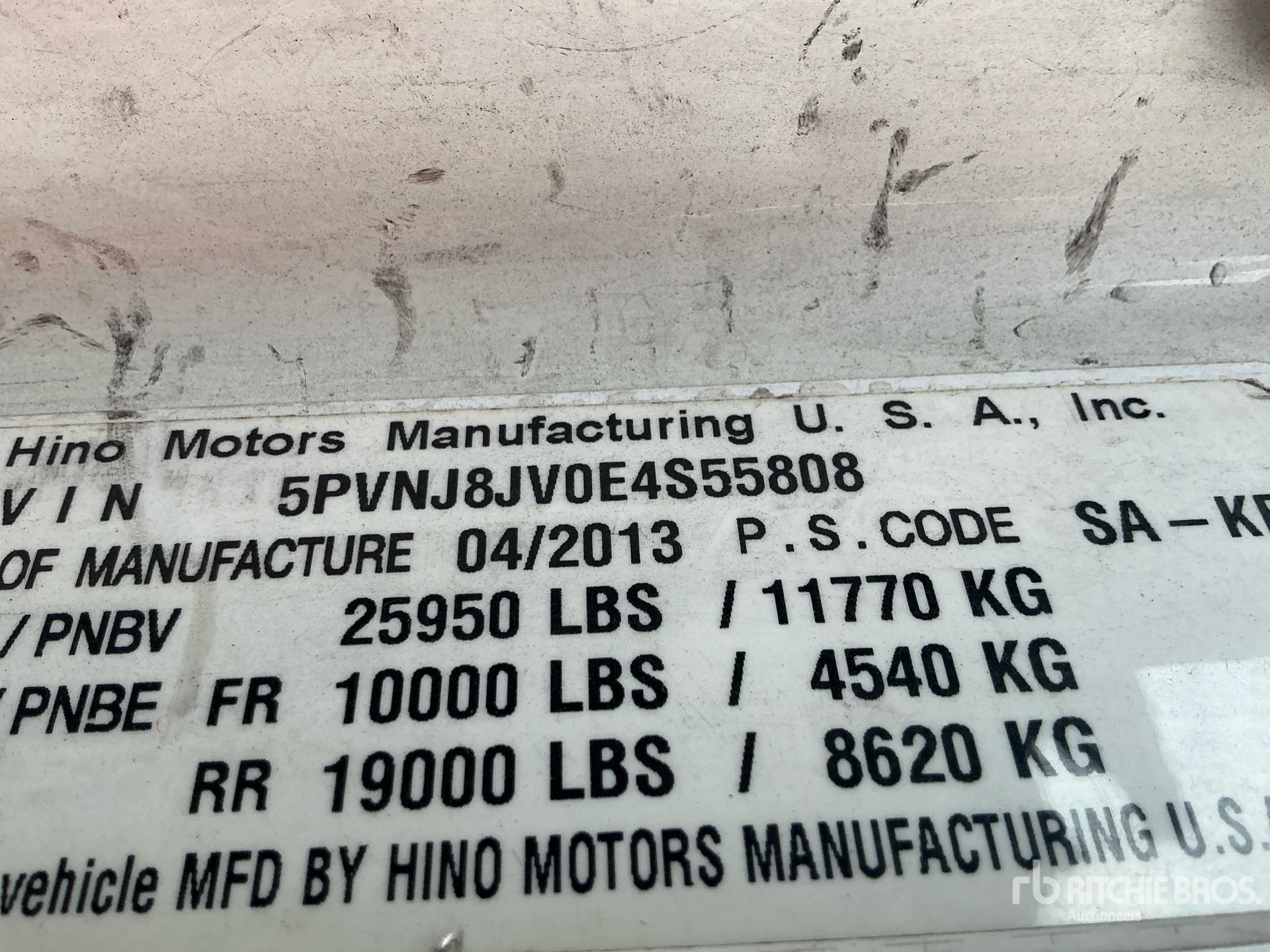 2014 Hino 268