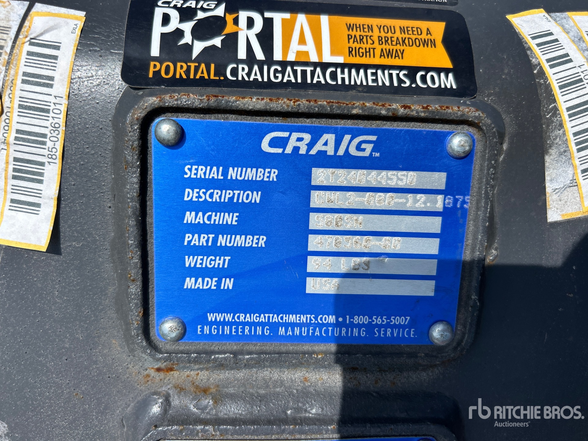 Craig Convertible Wedge Lock (Unused)