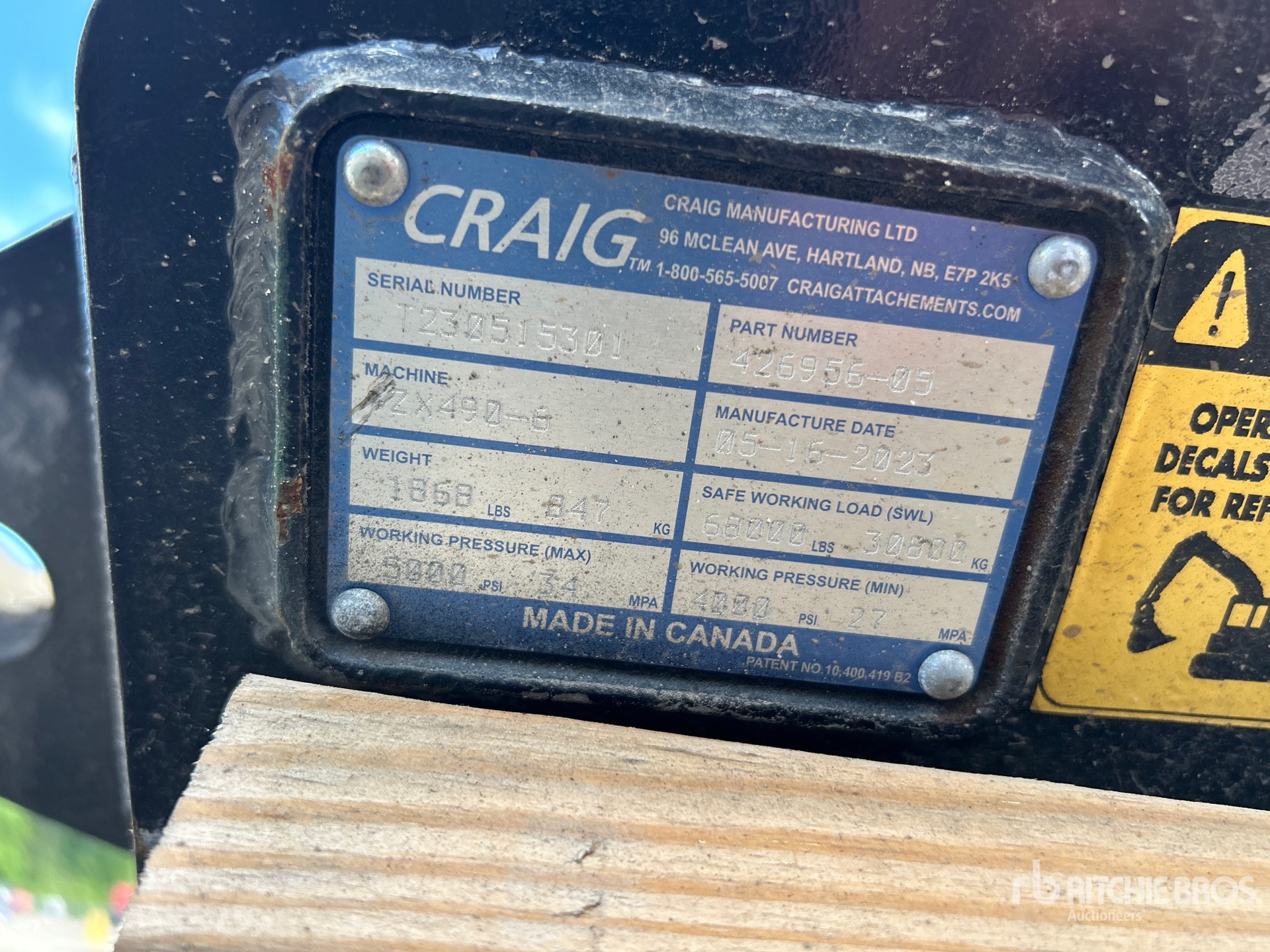 Craig True Grip Pin Grabber (Unused)