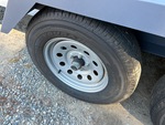 Trailer Chassis with Left Front Tire