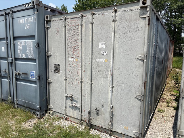 1990 20 ft Standard Quantity of safety supplies , Glasses, Gloves, Visors, Vests, caution Tape, Ear plugs Storage Container