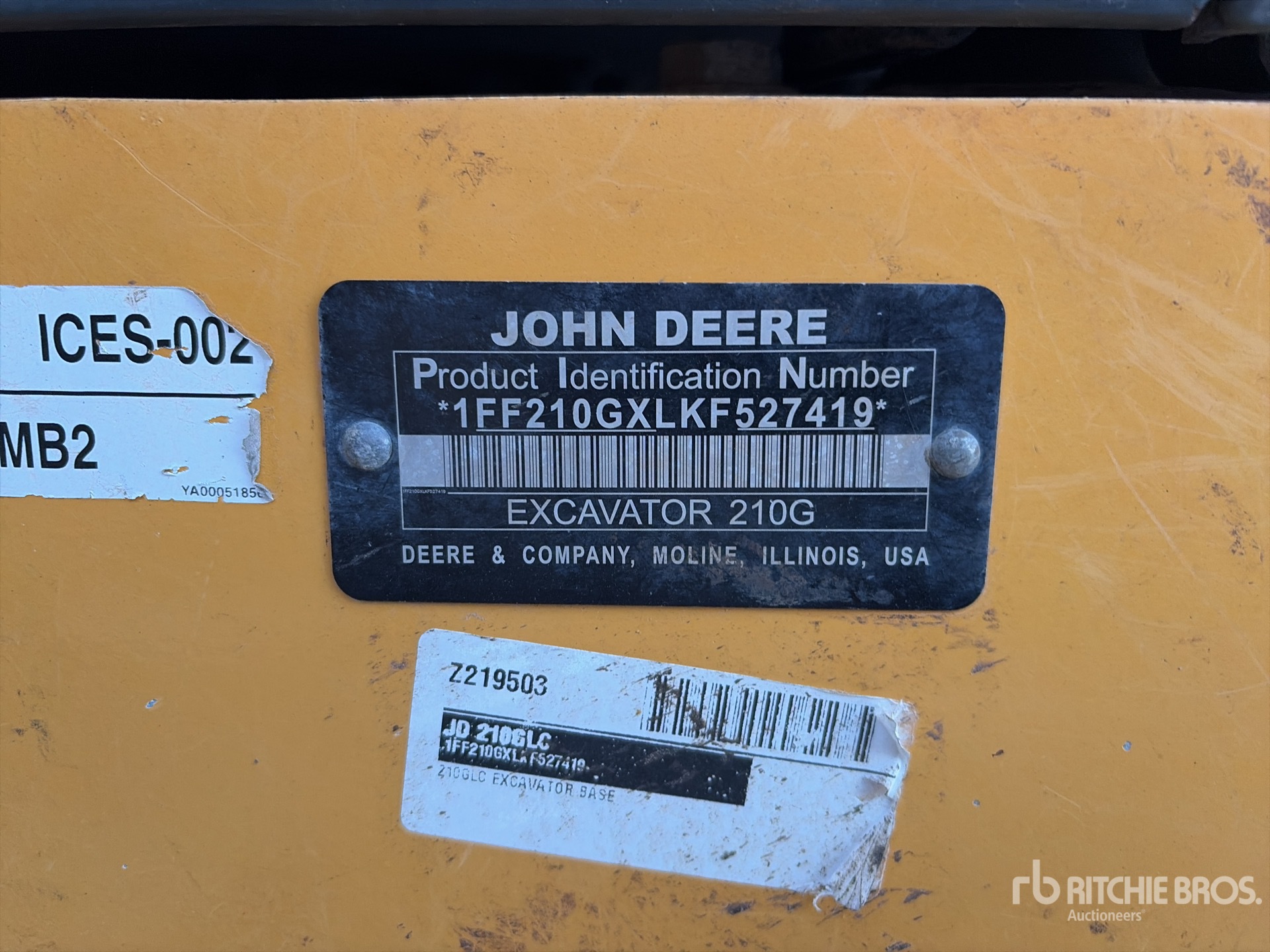 2019 John Deere 210G