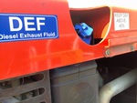 Engine with DEF / AdBlue Tank