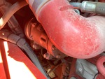 Engine with A/C Compressor