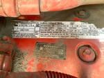 Engine with Emission Label