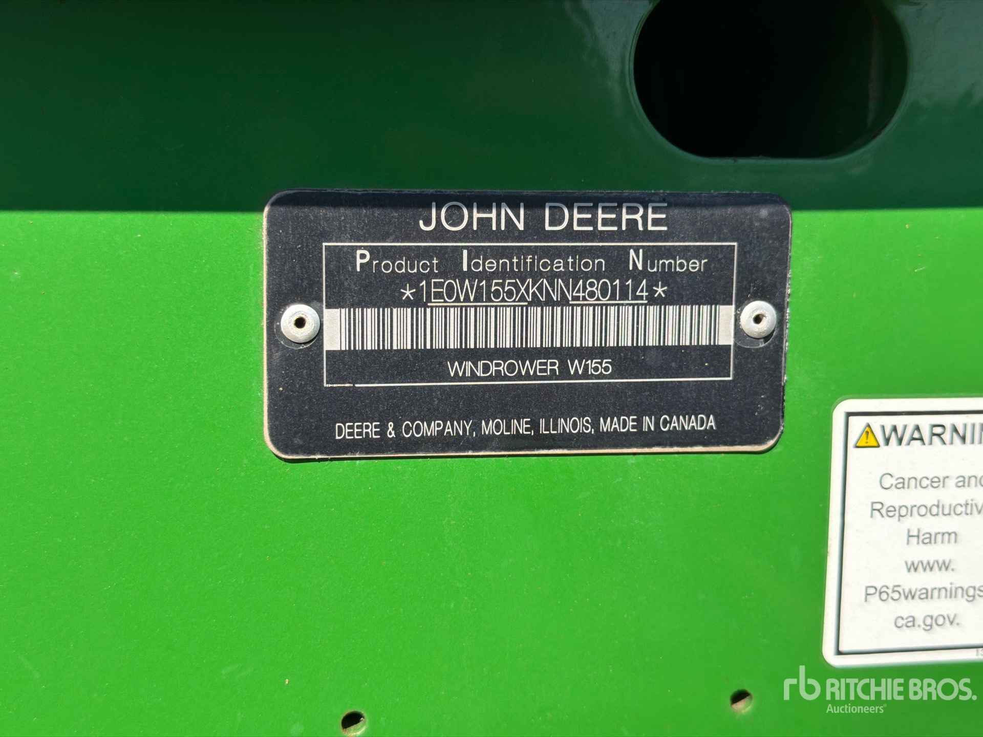 2022 John Deere W155