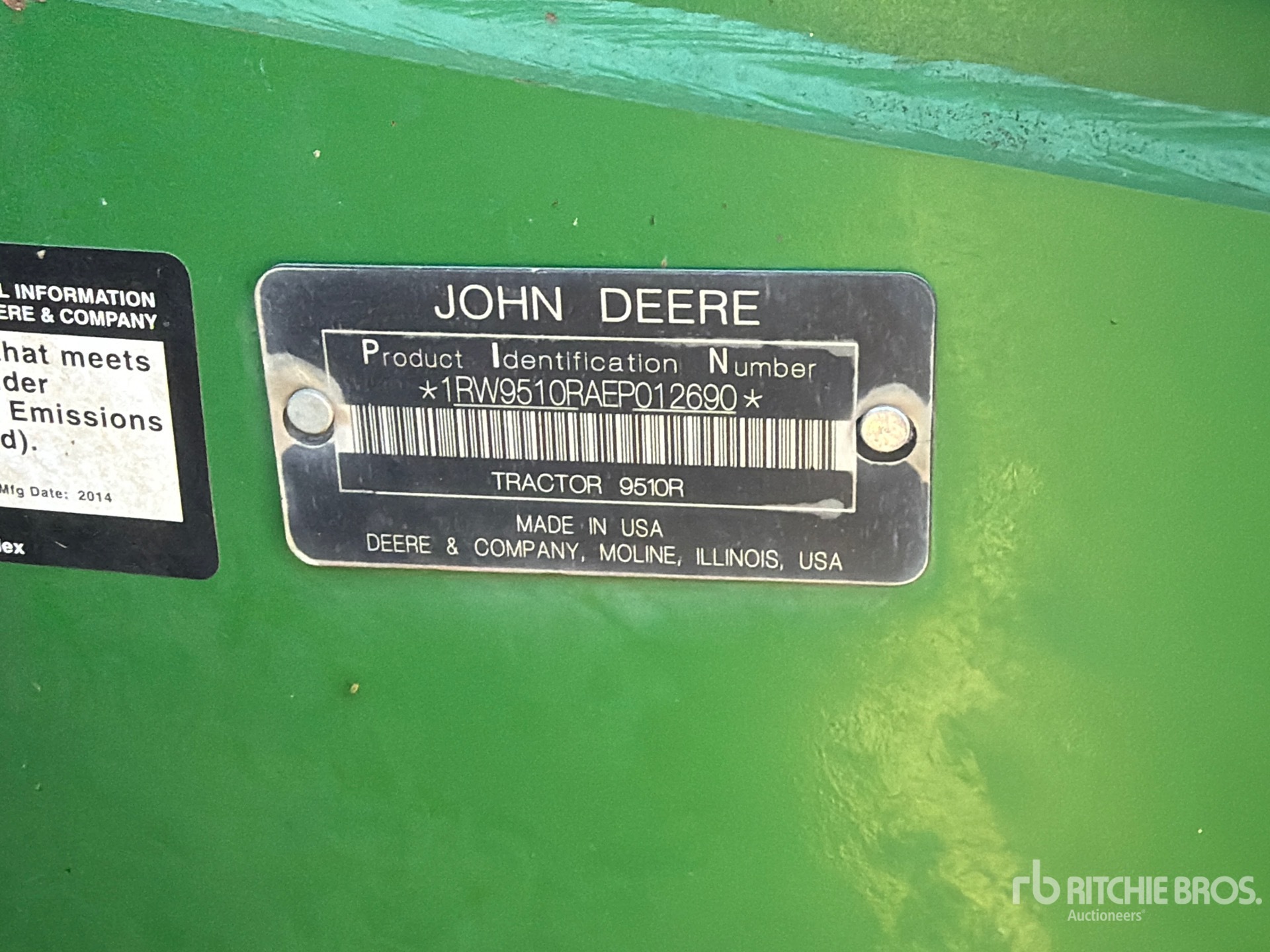 2014 John Deere 9510R