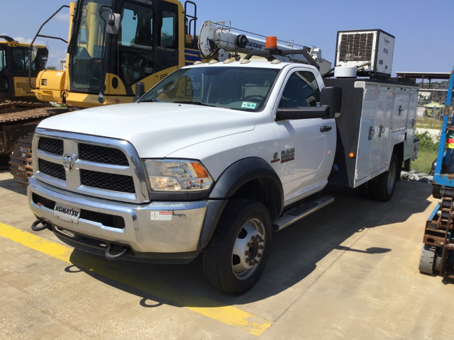 2015 Dodge Ram 5500 Heavy Duty 4x4 Service Truck w/ Crane